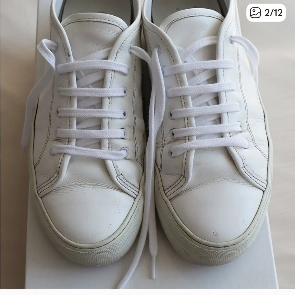 Common Projects Tournament Low in White - Picture 2 of 12